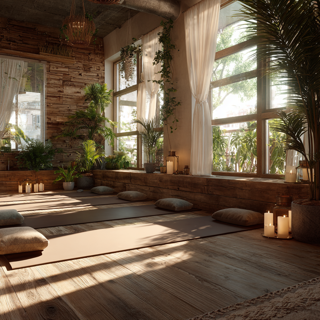 Інструктор йоги демонструє асану